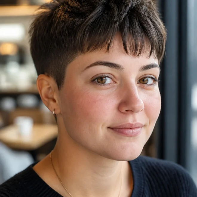 22 Short Fringe Hairstyles for Round Faces