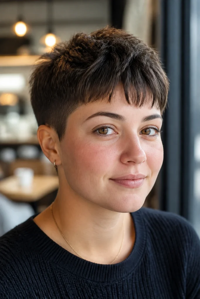 22 Short Fringe Hairstyles for Round Faces