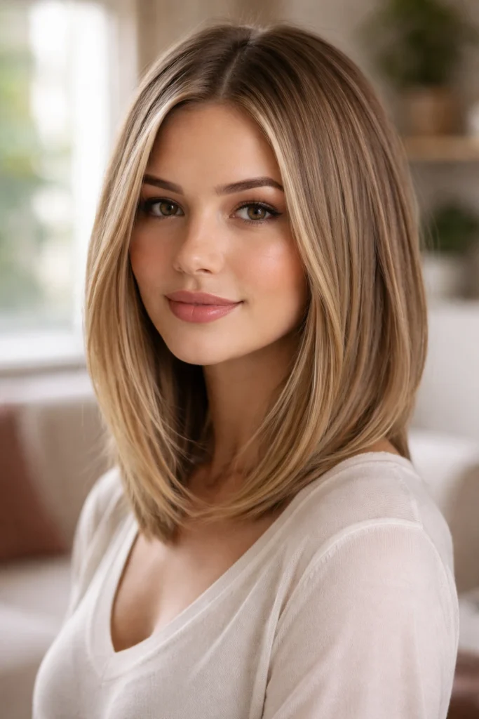 22 Straight Lob Haircuts for Medium Length Hair