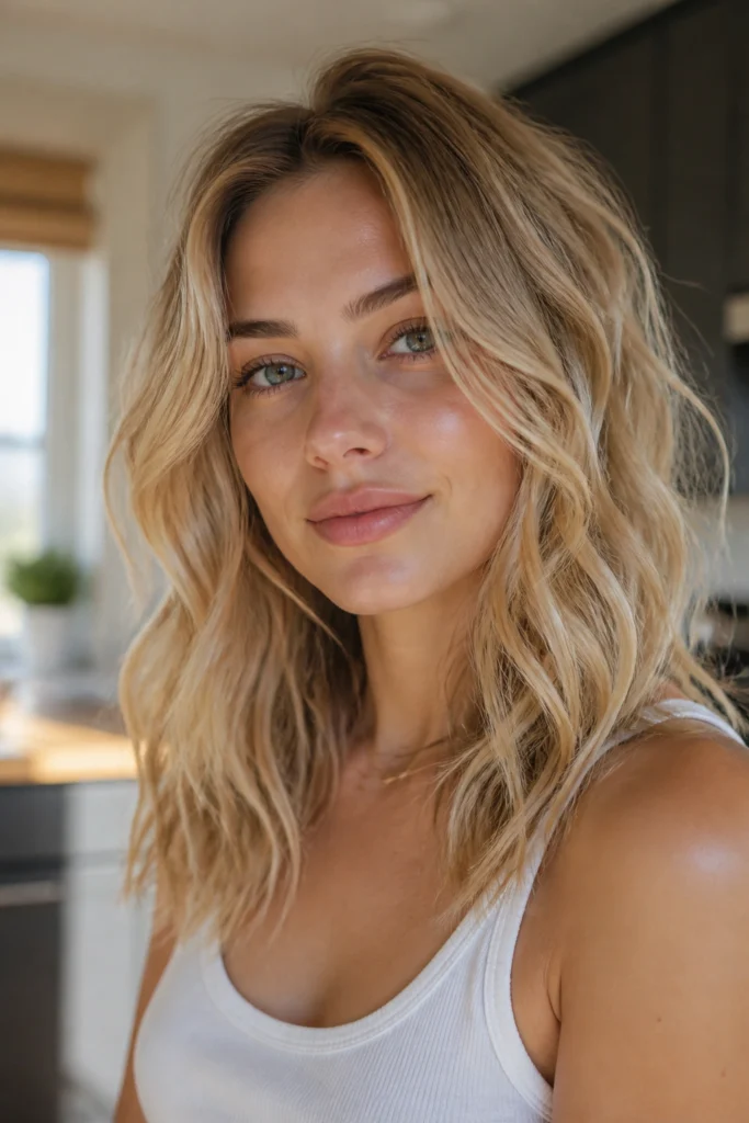 22 Blonde Hair Waves for Medium Length Hair