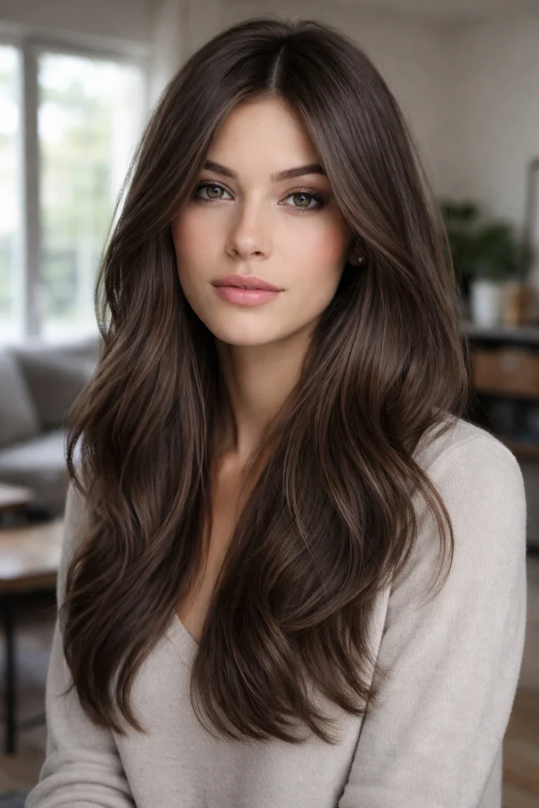 25 Chocolate Brown Hair Color Ideas for Cool Skin Tones
