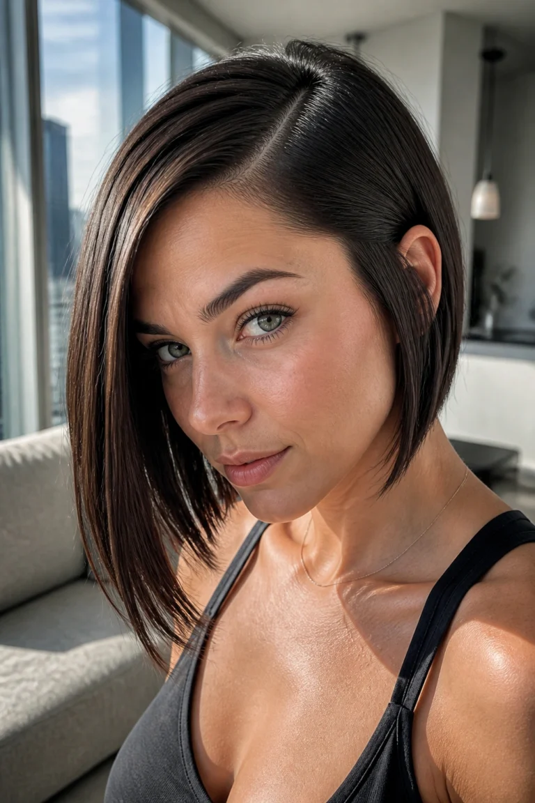 30 Edgy Haircuts for Round Faces