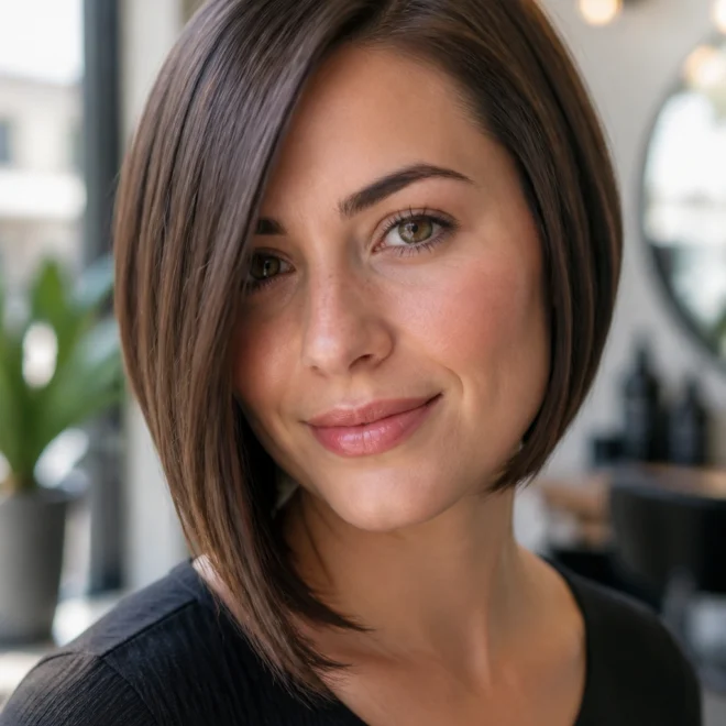 25 Short Cool Hairstyles for Round Faces