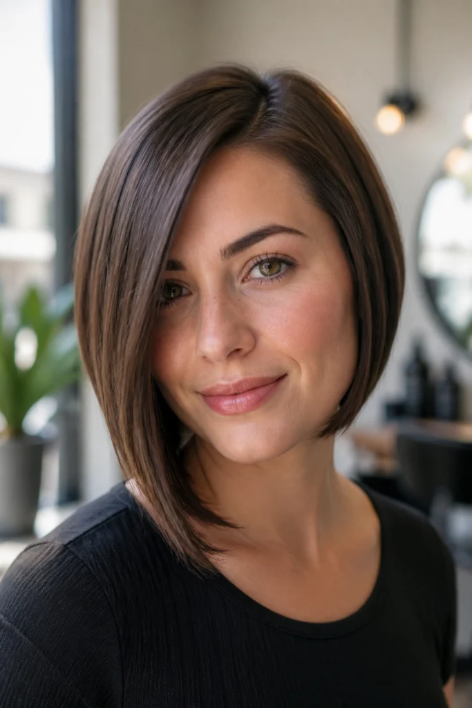 25 Short Cool Hairstyles for Round Faces