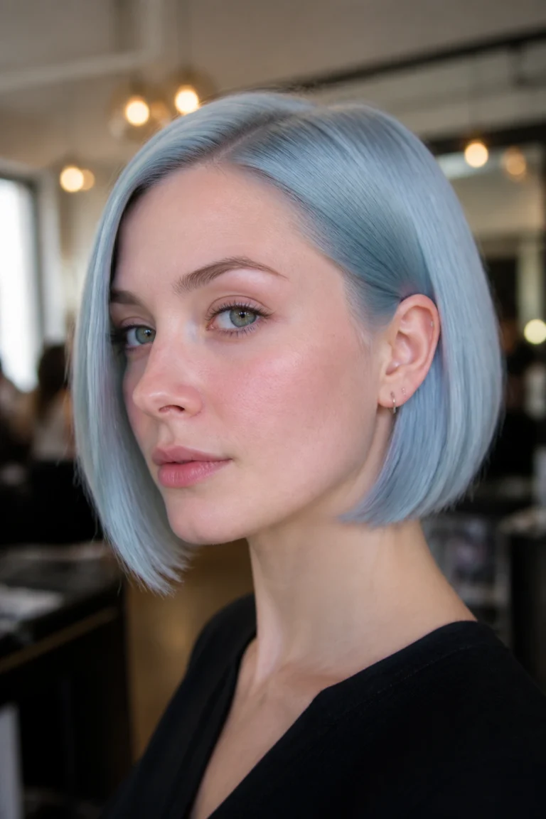 20 Pastel Blue Hair Color Ideas for Cool Skin Tones