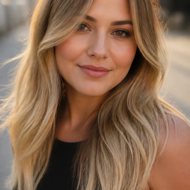 30 Blonde Ombre Hair Ideas for Round Faces