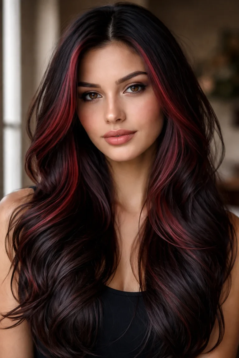 28 Black Red Balayage Looks for Brown Hair