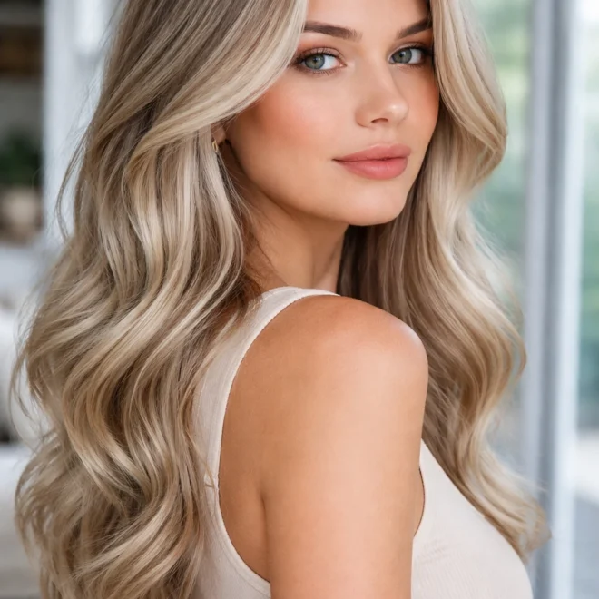 25 Champagne Blond Hair Color Ideas for Cool Skin Tones