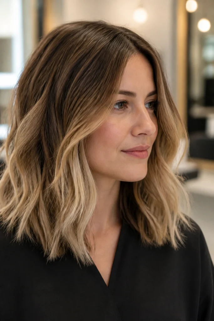 20 Brown Blonde Highlights for Round Faces