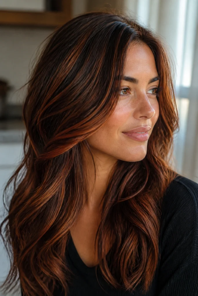 25 Red Balayage Looks for Brown Hair