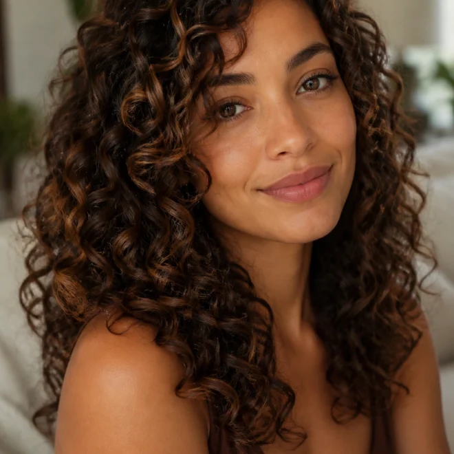 25 Chocolate Curls for Curly Hair