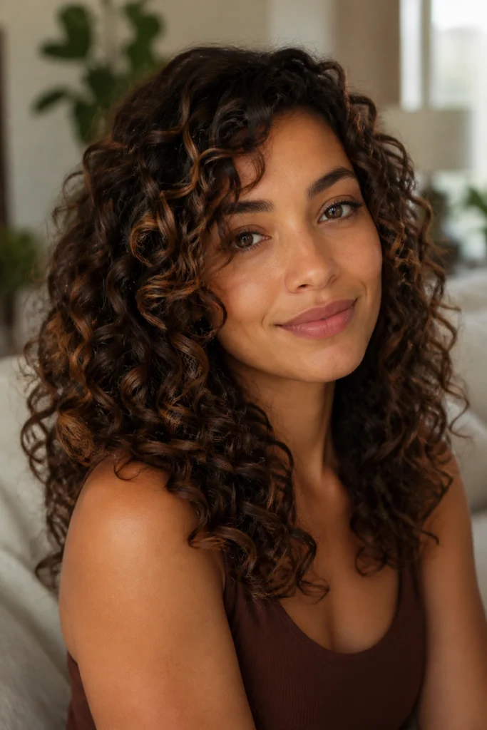 25 Chocolate Curls for Curly Hair