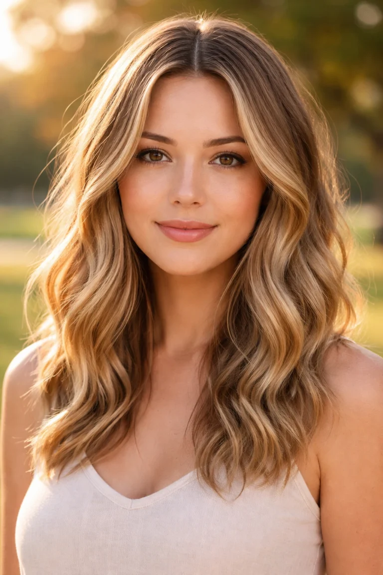 30 Medium Textured Hairstyles for Round Faces