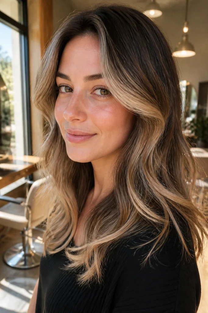 25 Beige Blonde Balayage Looks for Brown Hair