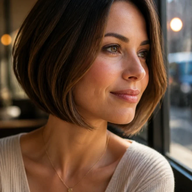 30 Short Fine Hairstyles for Round Faces