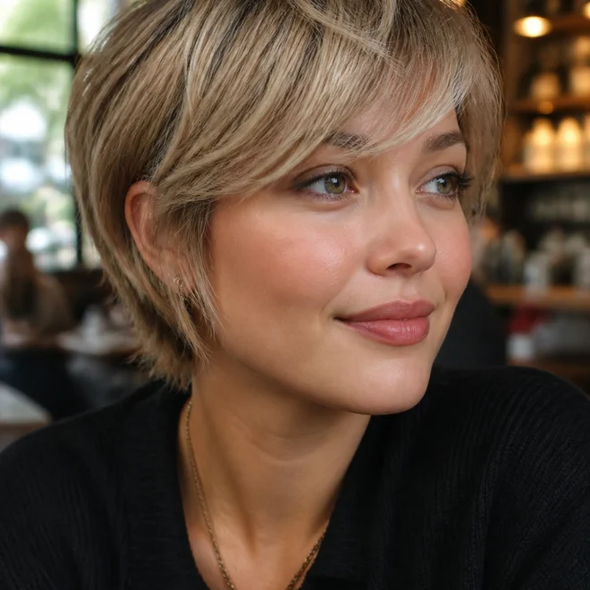 18 Trendy Hairstyles for Round Faces