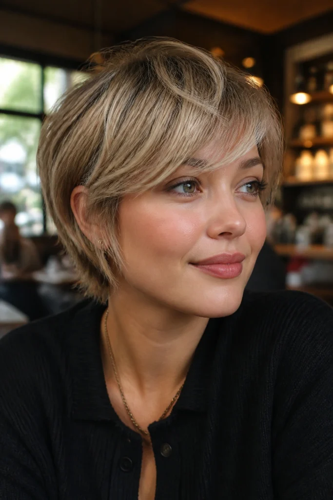 18 Trendy Hairstyles for Round Faces