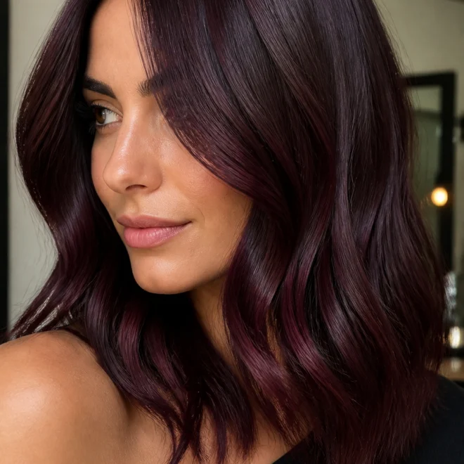 20 Burgundy Brown Hair Color Ideas for Cool Skin Tones