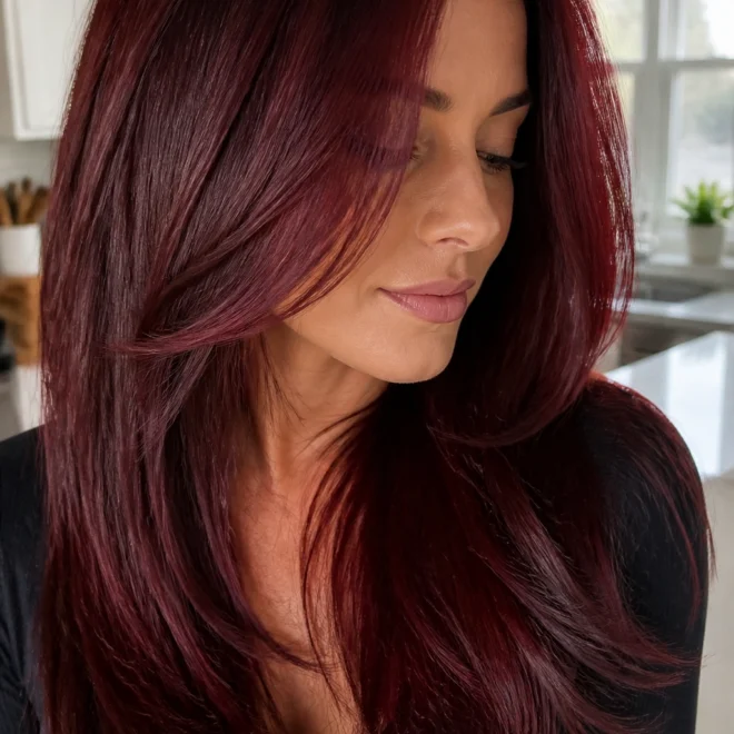 22 Burgundy Red Hair Color Ideas for Cool Skin Tones
