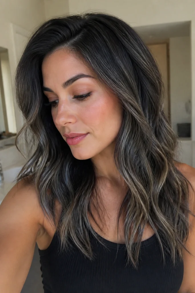 28 Black Gray Highlights for Brown Hair
