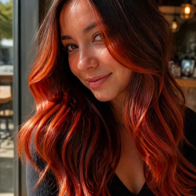 18 Red Balayage Looks for Brown Hair