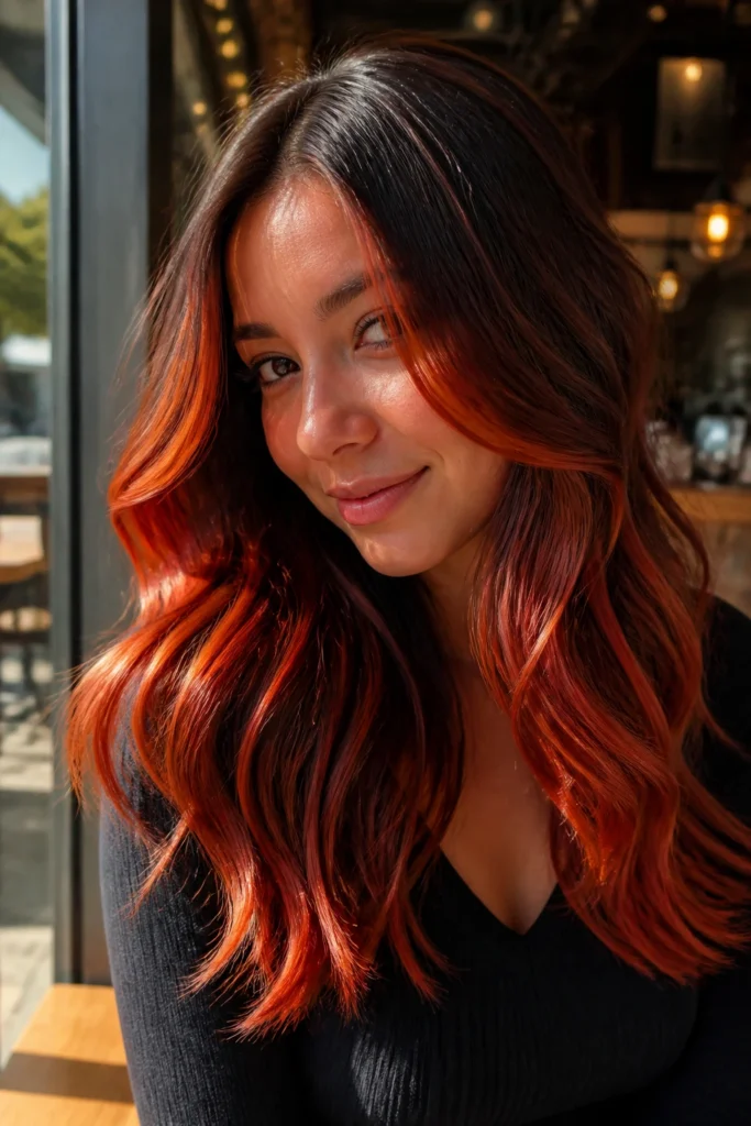 18 Red Balayage Looks for Brown Hair