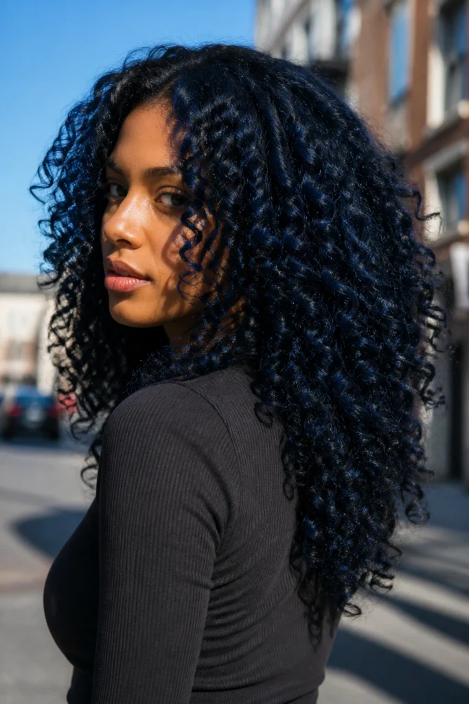 28 Black Hair Color Ideas for Curly Hair