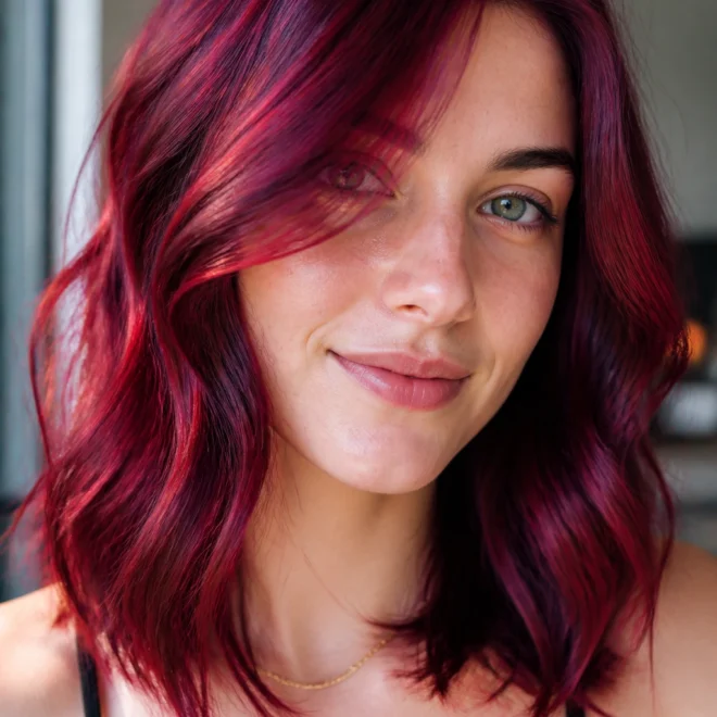 18 Cherry Hair Color Ideas for Cool Skin Tones