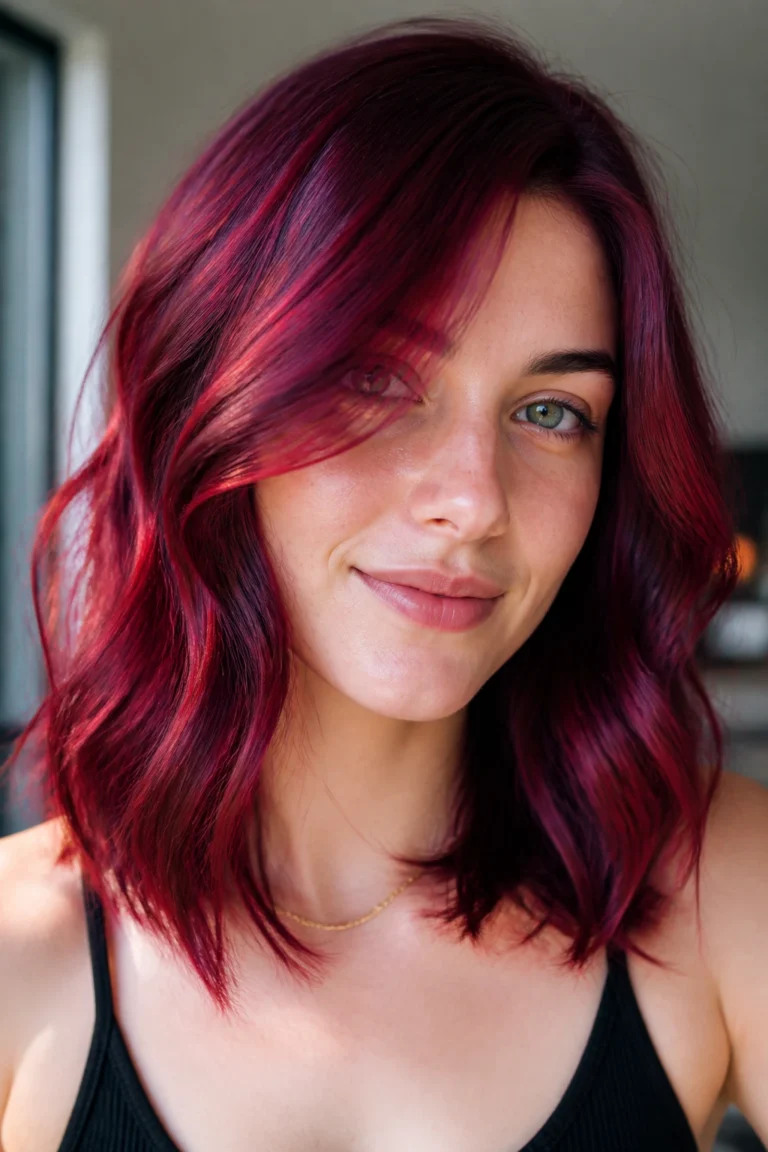 18 Cherry Hair Color Ideas for Cool Skin Tones