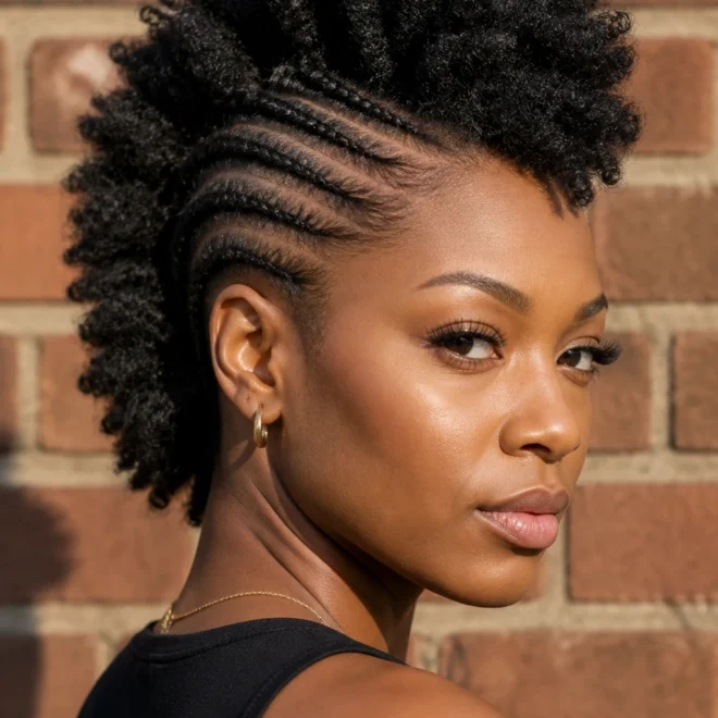 18 Afro Mohawk Hairstyles for Black Women