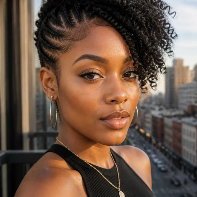 17 Frohawk Hairstyles for Curly Natural Hair