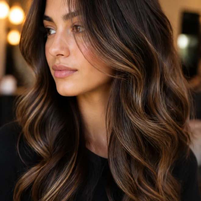 25 Chocolate Highlights for Brown Hair