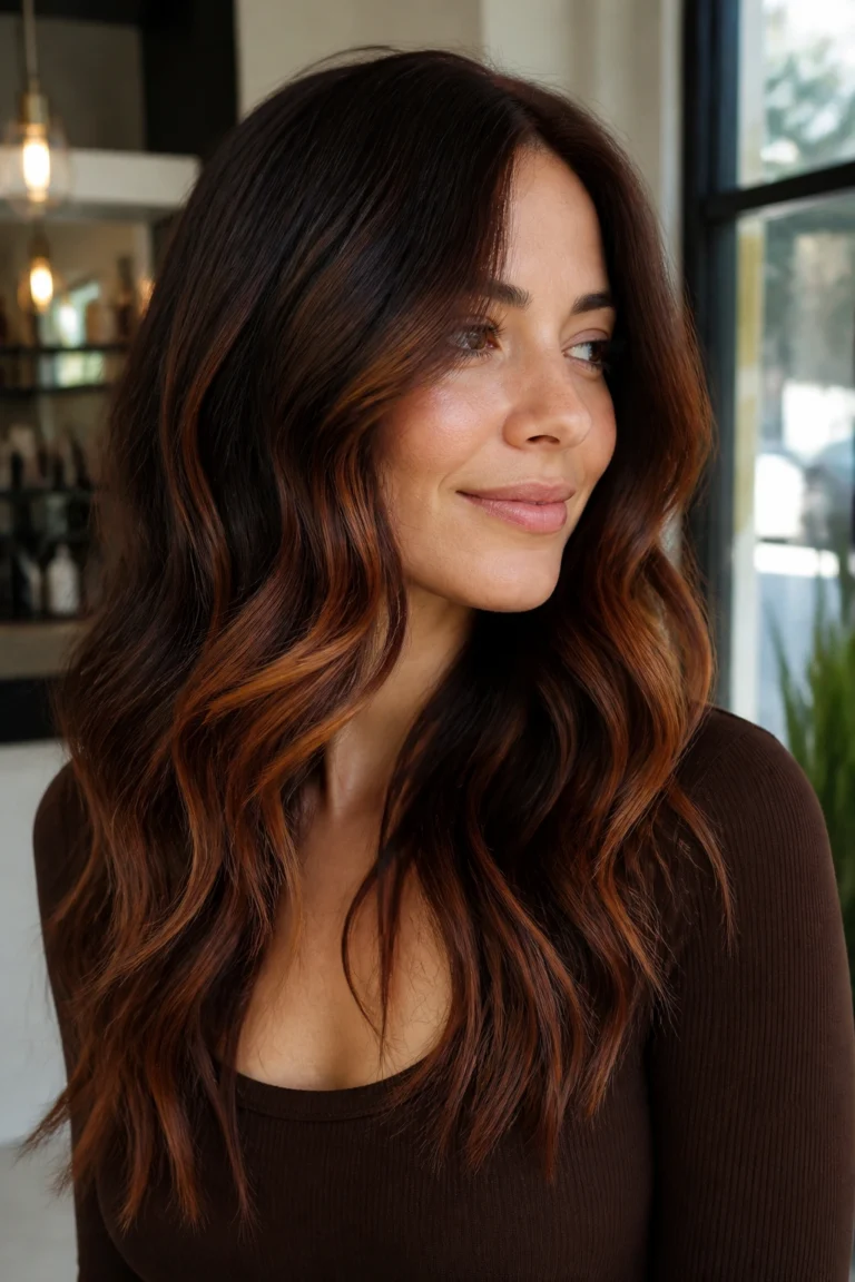 30 Copper Balayage Looks for Brown Hair