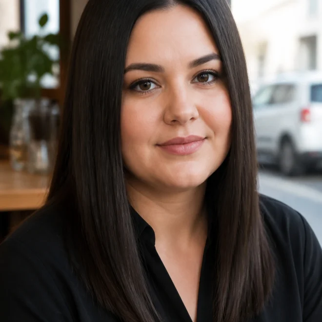 28 Straight Haircuts for Round Faces