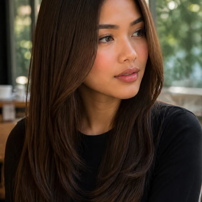 30 Glossy Hairstyles for Round Faces