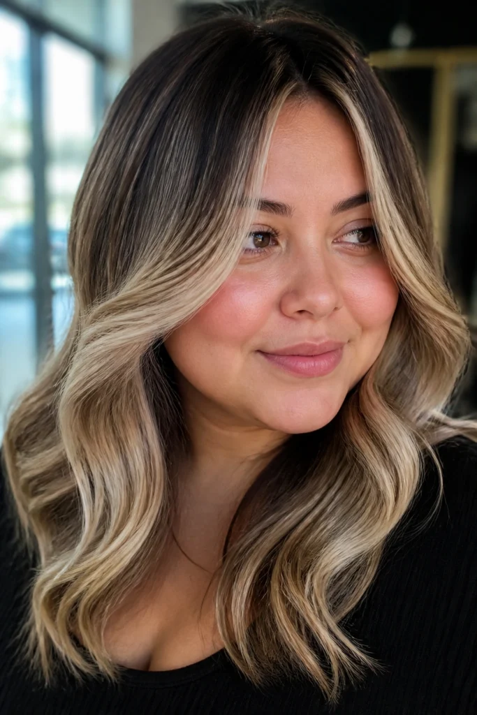 18 Ombre Hair Ideas for Round Faces