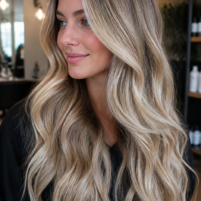 28 Champagne Blonde Hair Color Ideas for Cool Skin Tones