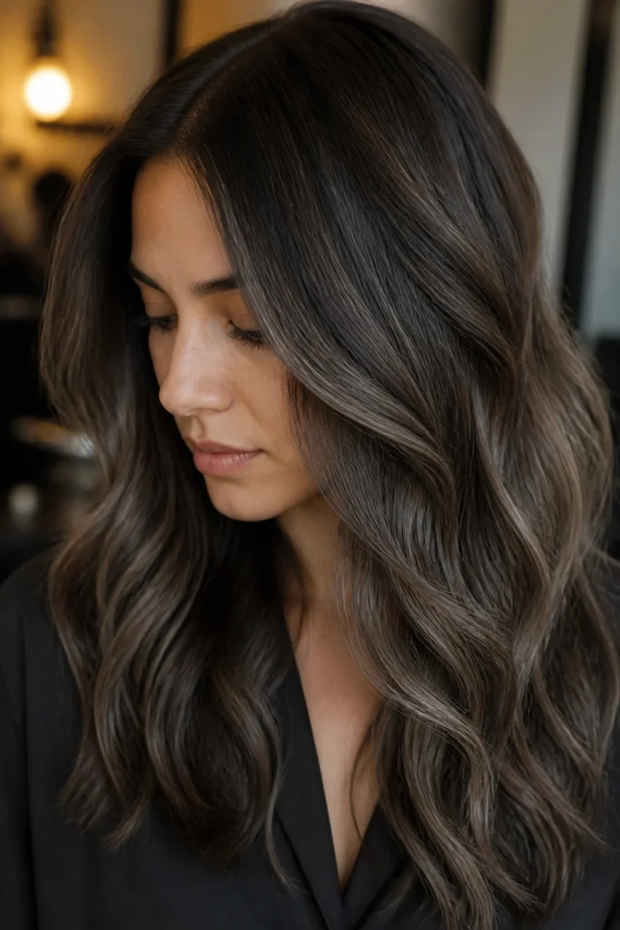 30 Gray Balayage Looks for Brown Hair
