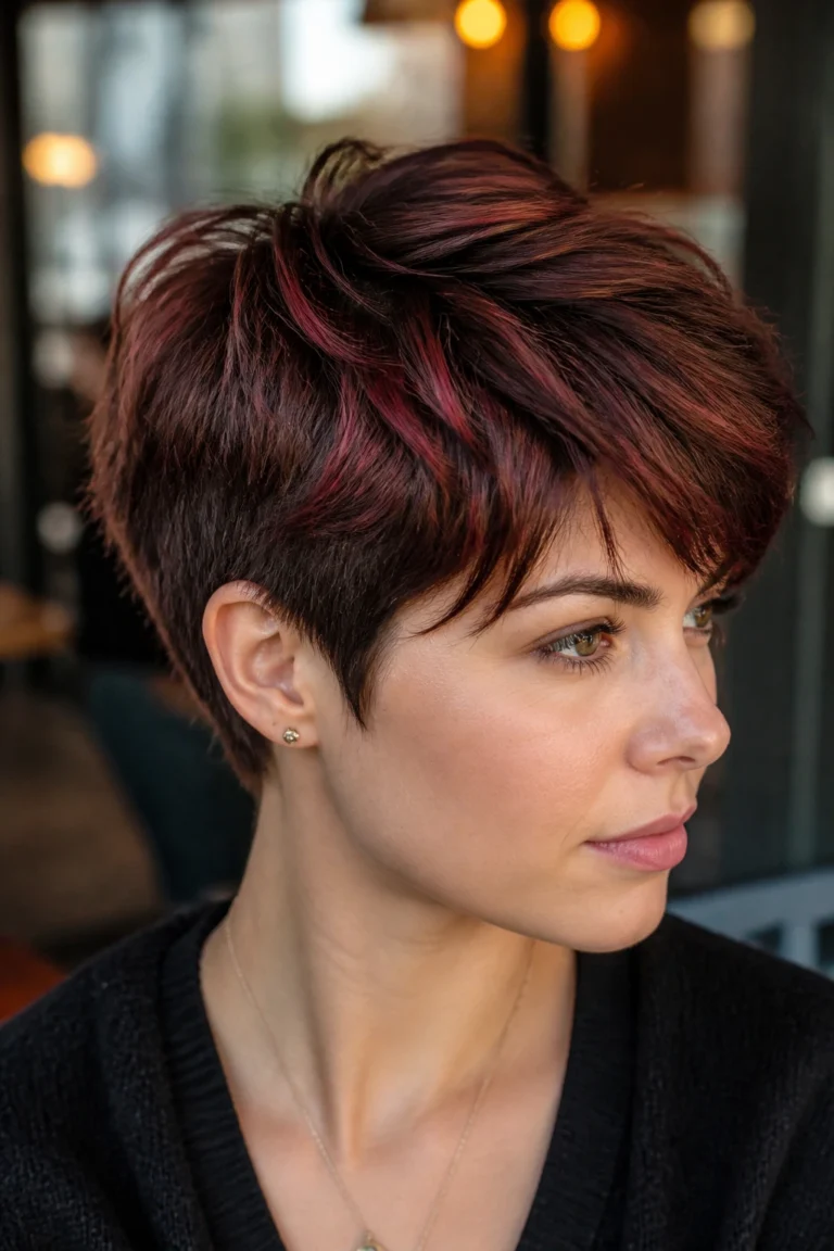 20 Cherry Highlights for Brown Hair