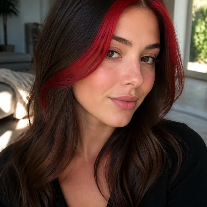 30 Red Highlights for Brown Hair