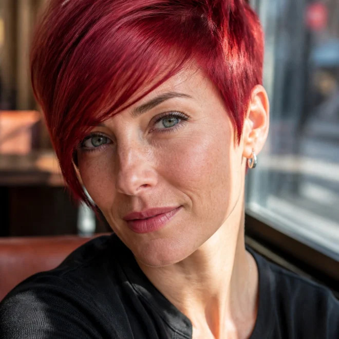28 Red Pixie Cuts for Fine Hair
