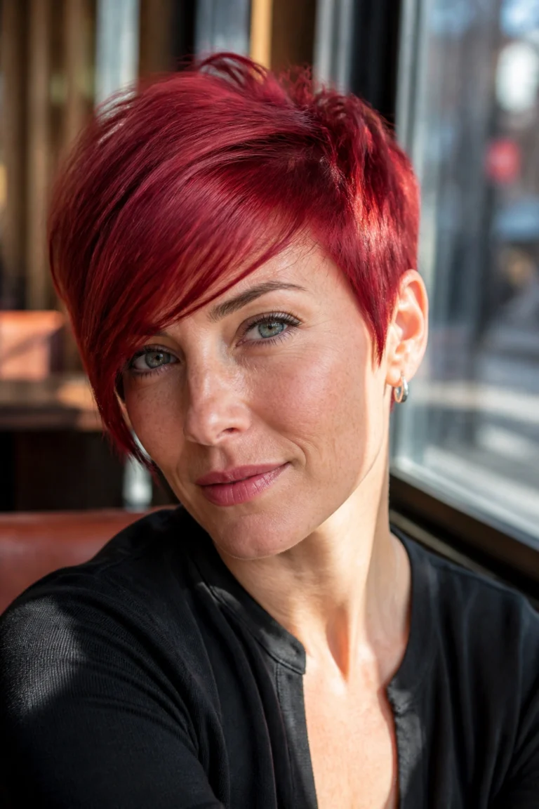 28 Red Pixie Cuts for Fine Hair