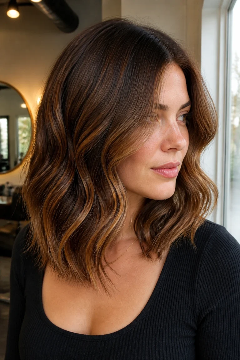 20 Hair Color Ideas for Round Faces