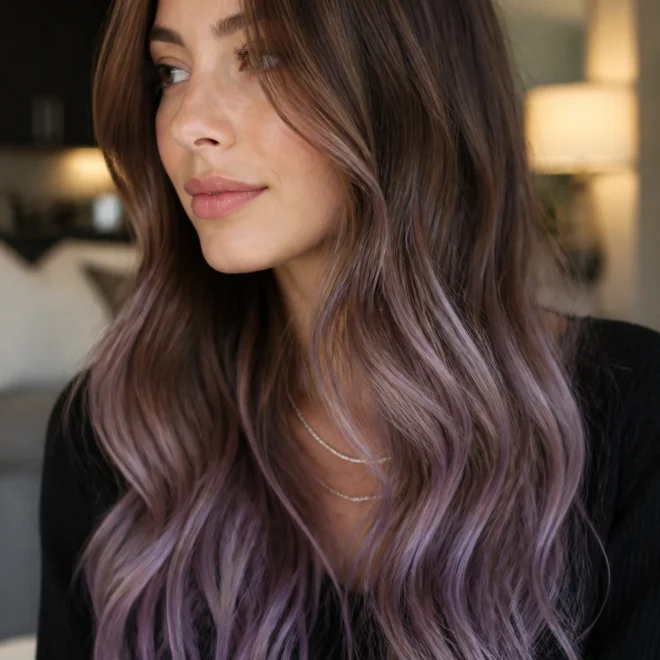 28 Lavender Ombre Hair Ideas for Long Hair