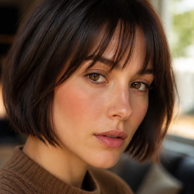 22 French Fringe Hairstyles for Fine Hair