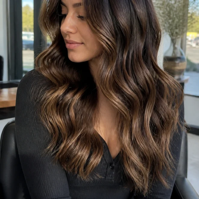 22 Brown Hair Color Ideas for Wavy Hair
