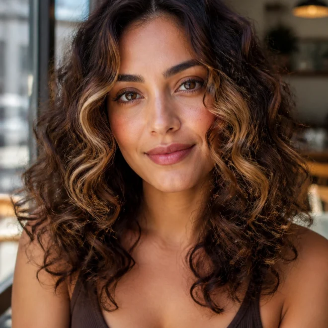 30 Brown Hair Color Ideas for Curly Hair