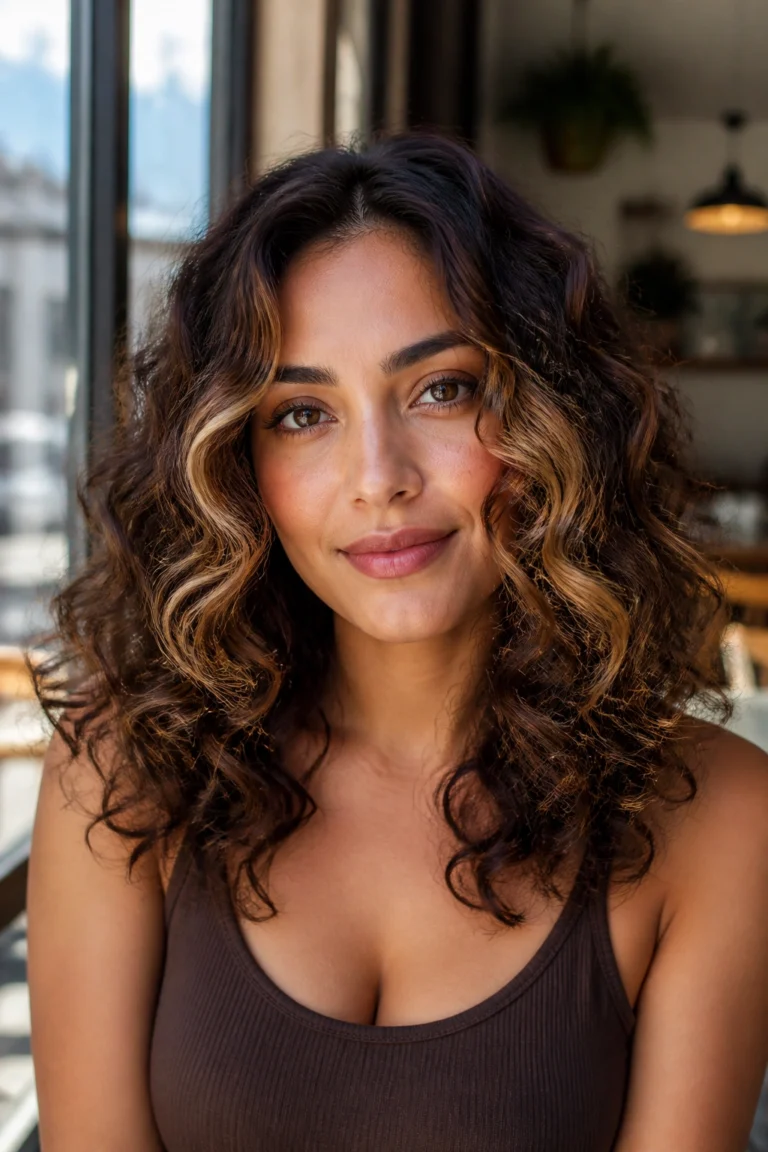 30 Brown Hair Color Ideas for Curly Hair