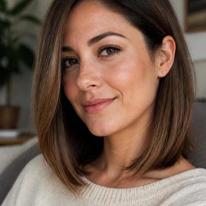 18 Inverted Haircuts for Round Faces