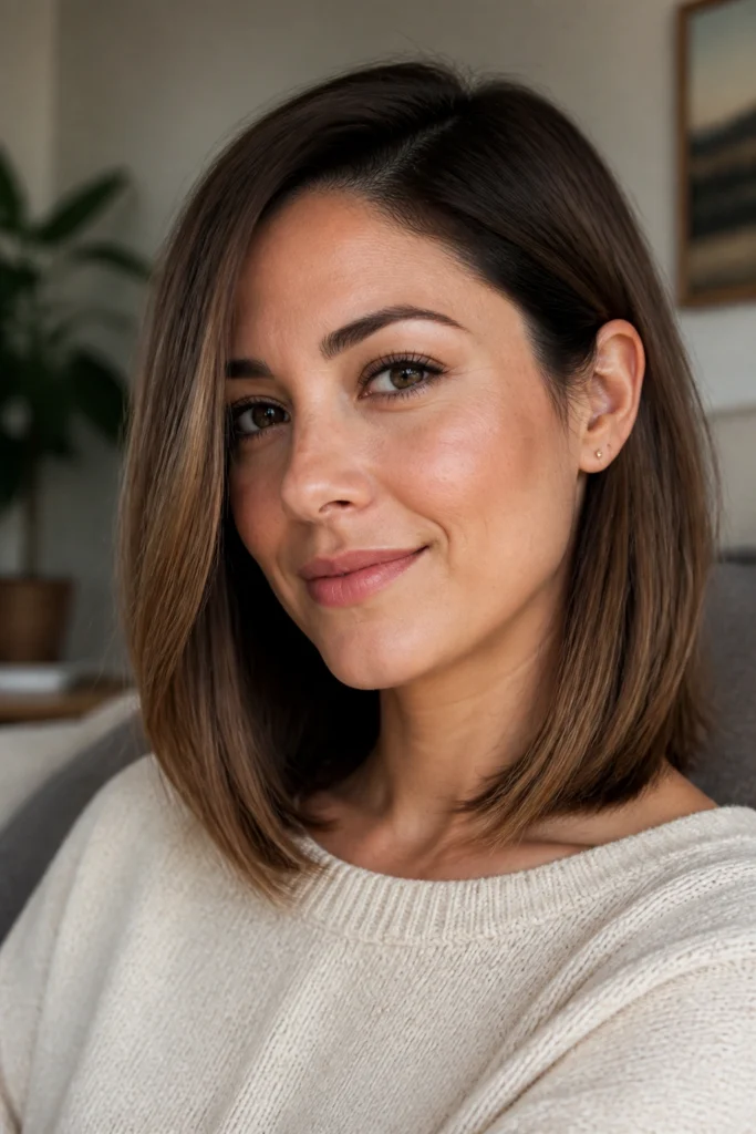 18 Inverted Haircuts for Round Faces